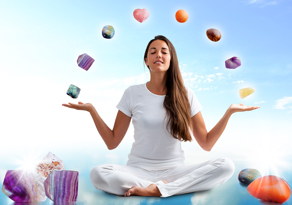 Maharishi Lichttherapie mit Edelsteinen